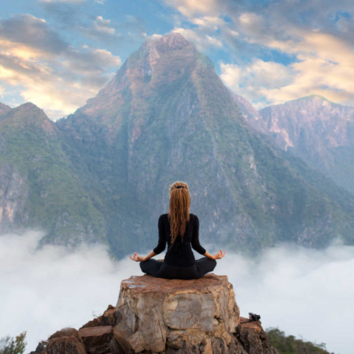 Meditationshaltung